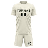 Custom Cream Olive Soccer Set