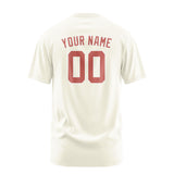 Custom Cream Copper Rose T-Shirt