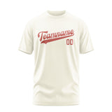 Custom Cream Copper Rose T-Shirt