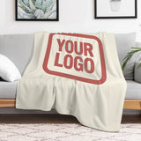 Custom Beige Copper Rose Blanket