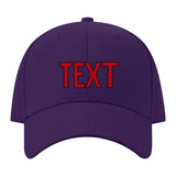 Custom Light Purple Crimson Red Hat