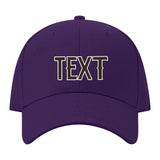 Custom Light Purple Black Hat