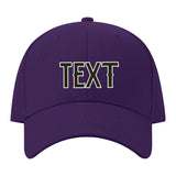 Custom Light Purple White Hat