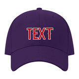 Custom Light Purple Crimson Red Hat