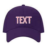 Custom Light Purple Light Emerald Green Hat