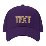 Custom Light Purple Dark Green Hat