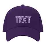 Custom Light Purple Yellow Hat 03B21823