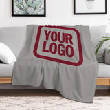Custom Gray Crimson Blanket