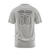 Custom Gray Gray T-Shirt