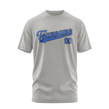 Custom Gray Sky Blue T-Shirt