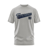 Custom Gray Blue T-Shirt