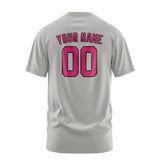 Custom Gray Pink T-Shirt