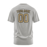 Custom Gray Light Khaki T-Shirt