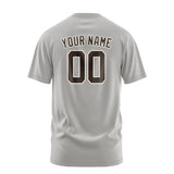 Custom Gray Brown T-Shirt