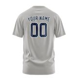 Custom Gray Blue T-Shirt