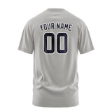 Custom Gray Navy T-Shirt