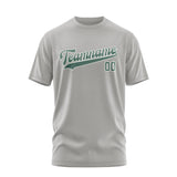 Custom Gray Blue Green T-Shirt