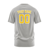 Custom Gray Gold T-Shirt
