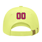 Custom Light Green Light Pink Hat 04B21713