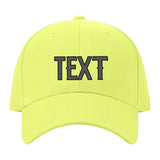 Custom Light Green Orange Hat 04B21720