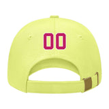 Custom Light Green Light Pink Hat 04B21813