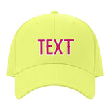 Custom Light Green Light Pink Hat