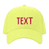 Custom Light Green Crimson Red Hat 04B21814