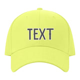 Custom Light Green Orange Hat