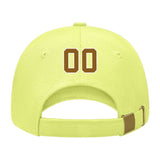 Custom Light Green Dark Green Hat 04B21822