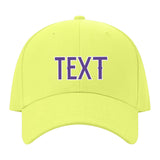 Custom Light Green Yellow Hat 04B21823