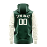 Custom Green Cream Hoodie 0505030305B31803