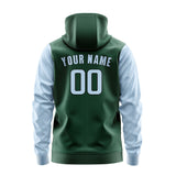 Custom Green Light Blue Hoodie 0505080805B31708