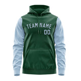 Custom Green Light Blue Hoodie 0505080805B31708