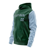 Custom Green Light Blue Hoodie 0505080805B31708