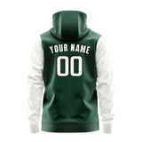 Custom Green White Hoodie 0505181805B31718