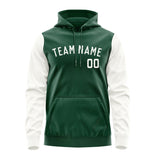 Custom Green White Hoodie 0505181805B31818