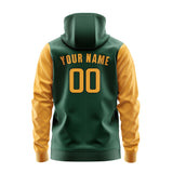 Custom Green Yellow Hoodie 0505191905B31719