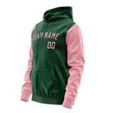 Custom Green Light Pink Hoodie 0505212105B31721