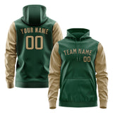 Custom Green Light Khaki Hoodie