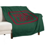 Custom Moss Green Crimson Blanket