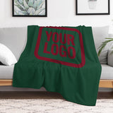 Custom Moss Green Crimson Blanket