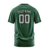 Custom Green Gray T-Shirt