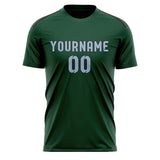 Custom Green Light Blue Soccer Jersey