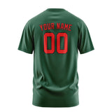 Custom Green Orange Red T-Shirt