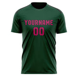 Custom Green Pink Soccer Jersey