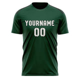 Custom Green White Soccer Jersey