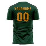 Custom Green Yellow Soccer Jersey