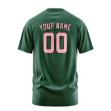 Custom Green Light Pink T-Shirt