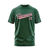 Custom Green Light Pink T-Shirt