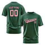 Custom Green Light Pink T-Shirt